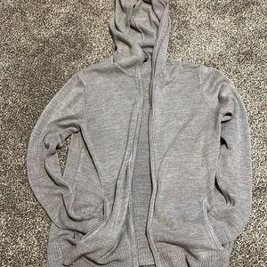 Ninety grey light weight cardigan.